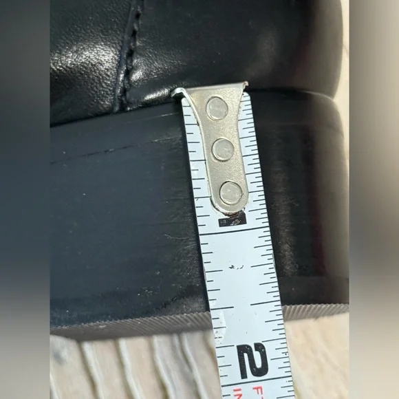 Etienne Aigner Black Leather Knee-High Boots size 6 New - Picture 9 of 9